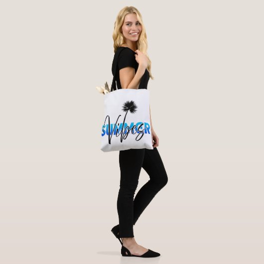 Tote Bag vibes d'été (Sur le modèle)