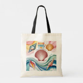Tote Bag Vibes d'été Carnet tropical (Dos)
