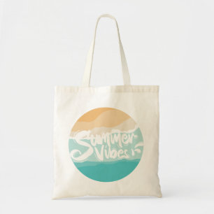 Tote Bag vibes d'été coloré vintage plage