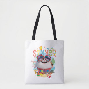 Tote Bag Vibes d'été Cute de chat en lunettes de soleil