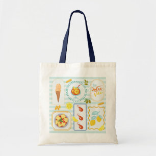 Tote Bag Vibes d'été méditerranéen