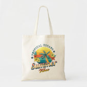 Tote Bag Vibes d'été - Saut tropical (Devant)