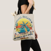 Tote Bag Vibes d'été - Saut tropical (De près)