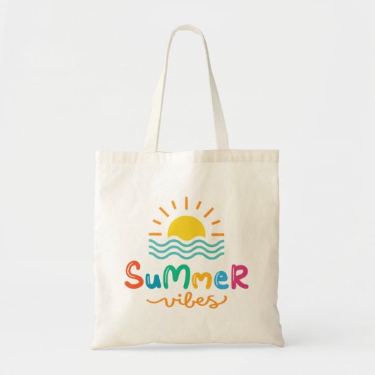 Tote Bag Vibes d'été Soleil et mer Femmes (Devant)
