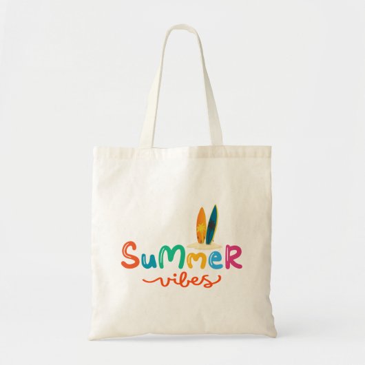 Tote Bag Vibes d'été surfant femmes (Devant)