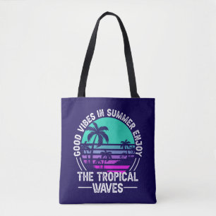 Tote Bag Vibes d'été tropicales-82646