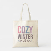 Tote Bag Vibes d'hiver douillettes Joyeux Noël (Dos)