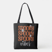Tote Bag Vibes éffrayantes (Dos)