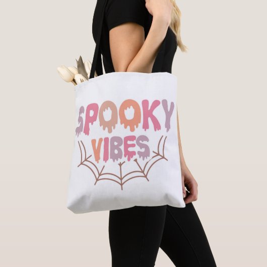 Tote Bag Vibes éffrayantes (De près)
