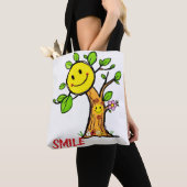 Tote Bag Vibes positives "Smile Tree" (De près)