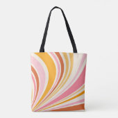 Tote Bag Vibes rétro colorées (Dos)