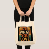 Tote Bag Vibes Rétro - Faites ce que vous aimez (Devant (produit))