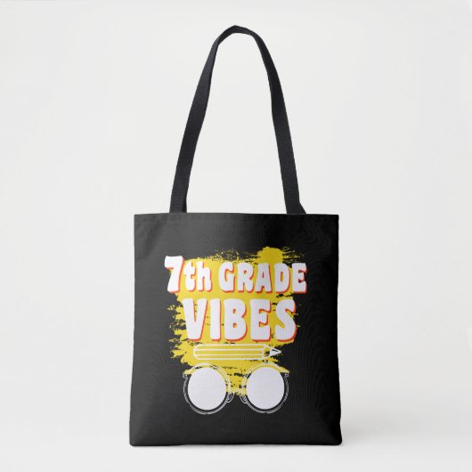 Tote Bag Vibes Shirt First Day Kid (Devant)