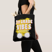 Tote Bag Vibes Shirt First Day Kid (De près)