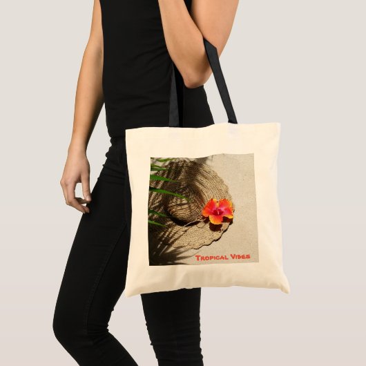 Tote Bag Vibes tropicales de plage (Devant (produit))