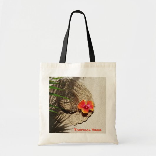 Tote Bag Vibes tropicales de plage (Devant)
