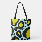 Tote Bag Vibrance Léopard : Textures Sauvages Colorées. (Dos)
