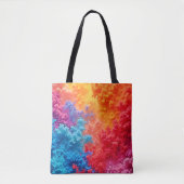 Tote Bag Vibrant Abstract Cloud Hues (Devant)