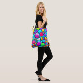 Tote Bag Vibrant Abstrait Candyland (Sur le modèle)