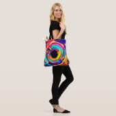 Tote Bag Vibrant art cosmique Abstrait (Sur le modèle)