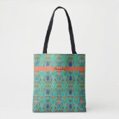 Tote Bag Vibrant Colors Egyptian Inspired (Devant)