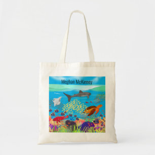 Tote Bag Vibrant Ningaloo Coral Reef Inspiré