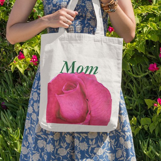 Tote Bag Vibrant rose pour maman