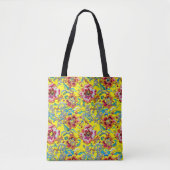 Tote Bag Vibrant Vintage broderie Motif (Devant)