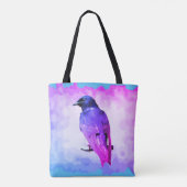 Tote Bag Vibrant violet Martin (Dos)