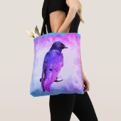 Tote Bag Vibrant violet Martin (De près)