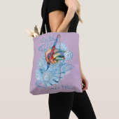 Tote Bag Vibration rose Abstraite (De près)