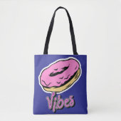 Tote Bag Vibrations de beignet.. (Devant)
