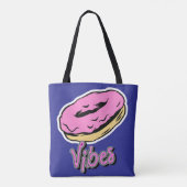 Tote Bag Vibrations de beignet.. (Dos)