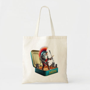 Tote Bag Vibrations de rock punk de sardine bruyante Art