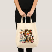 Tote Bag Vibrations d'esprit libre (Devant (produit))