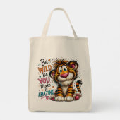 Tote Bag Vibrations d'esprit libre (Dos)