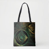 Tote Bag Vibrations magiques Art Abstrait (Devant)