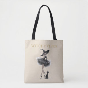 Tote Bag Vibrations Sorcières Édition Clair – Sorcière Goth