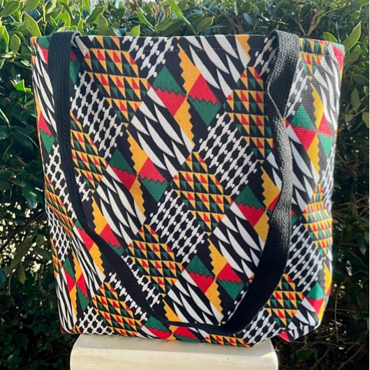 Tote Bag Vibrer les couleurs Abstraites africaines
