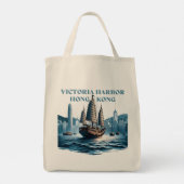 Tote Bag Victoria Harbor Hong Kong China (Dos)