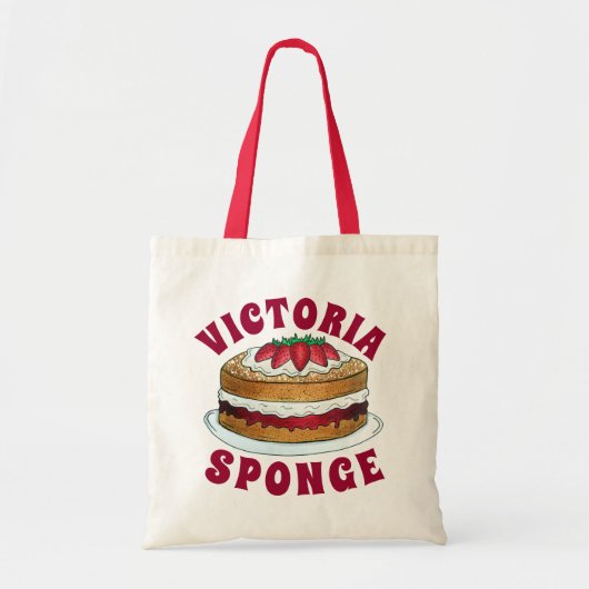 Tote Bag Victoria Sponge Cake Boulangerie britannique (Devant)