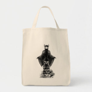 Tote Bag Victorian Girl in Bat Costume I