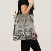 Tote Bag Victorian Gym (De près)