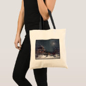 Tote Bag Victorienne Noël Soirée d'hiver Carrières d'hiver (Devant (produit))