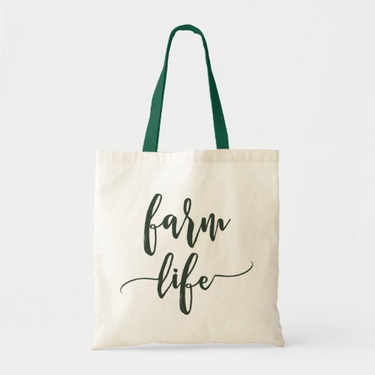 Tote Bag Vie agricole Arbres de Noël (Devant)