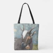 Tote Bag Vie agricole - Chèvre gris (Dos)