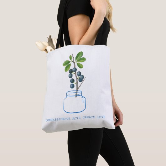TOTE BAG VIE DE COMPASSION (De près)
