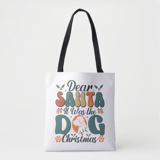 Tote Bag Vie de maman de chien (Devant)