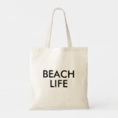 Tote Bag Vie de plage Cadeau de sauvetage (Dos)