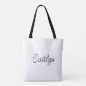 Tote Bag Vie de plage personnalisée (Dos)